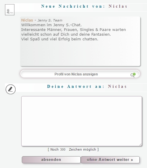 Livechat Screen
